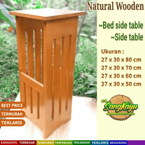 2e319a4f-6763-40ed-8295-a6a828e5e145 Meja nakas minimalis bedside table 27x30x80 cm side table meja samping