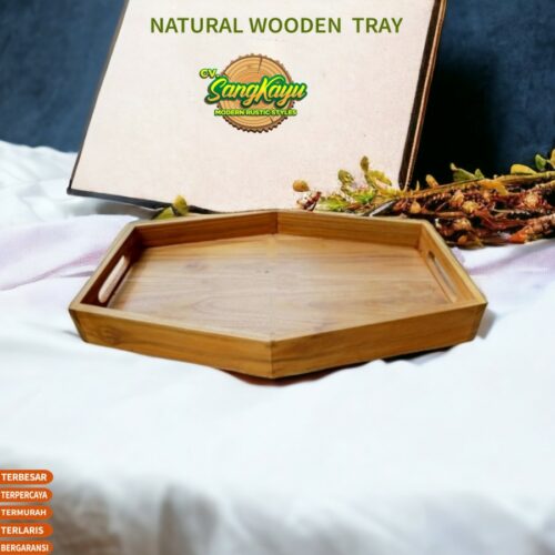 88c82db4-6ec0-4081-9a0b-6ae555cae7ab Nampan kayu jati / mahoni teak wooden tray nampan serbaguna baki kayu