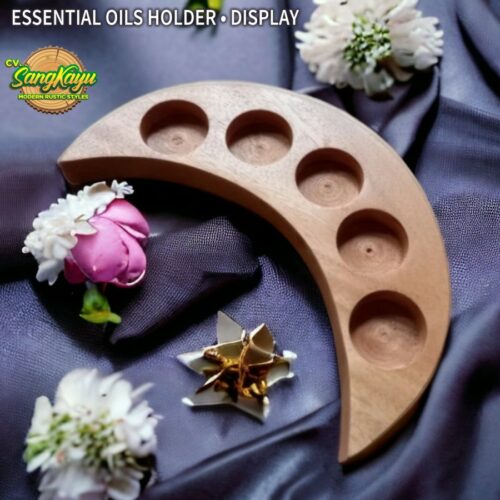 Essential oils rack display rak essential oil minyak aromaterapi bulan