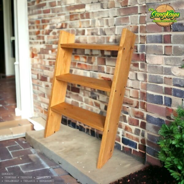 Rak sepatu kayu rak serbaguna kayu rak tanaman hias dll Wooden shelf