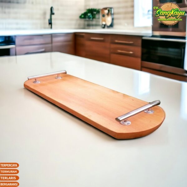 Nampan nampan kayu 40x15cm BS-004 Wooden Tray nampan saji serving tray