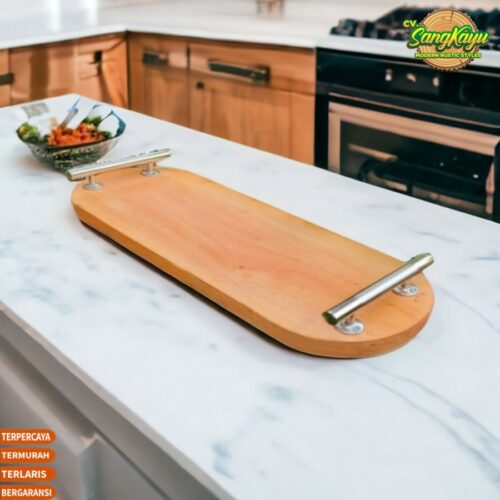 Nampan nampan kayu 40x15cm BS-006 Wooden Tray nampan saji serving tray