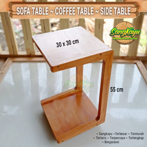Meja sofa minimalis meja laptop side table Coffee table sofa table 02