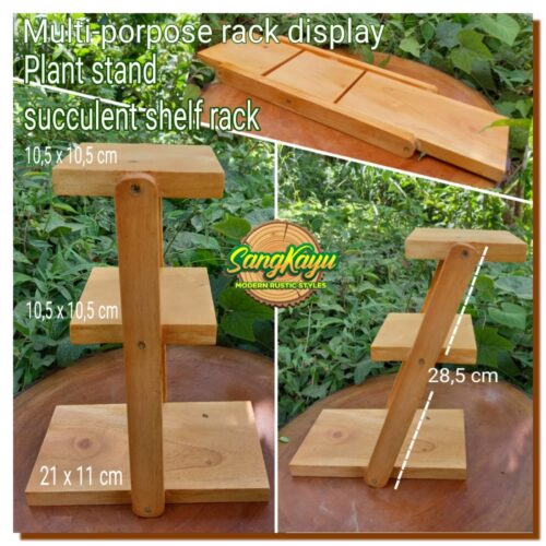 d19b6647-d289-4f8b-affd-a4da47edbc9b Vas bunga succulent rack rak pot kaktus pot kayu bukan vas bunga kaca4