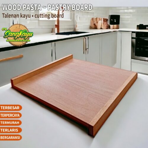 Pastry board talenan kue 40x30cm kayu talenan adonan pasta board