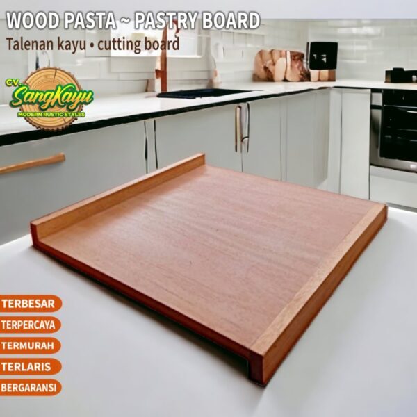Pastry board talenan kue 40x30cm kayu talenan adonan pasta board